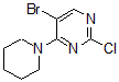 CAS 登录号：62880-67-5， 5-溴-2-氯-4-(1-哌啶基)-嘧啶