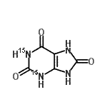 CAS#: 62948-75-8, (1,3-<Sup>15</Sup>N<Sub>2</Sub>)-7,9-Dihydro-1H-Purine-2,6,8(3H)-Trione