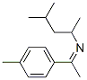 CAS 登录号：6302-45-0， N-(4-甲基戊烷-2-基)-1-(4-甲基苯基)乙烷亚胺