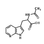 CAS 登录号：63024-18-0， N-乙酰基-3-(1H-吡咯并[2,3-b]吡啶-3-基)丙氨酸
