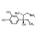 CAS#: 630395-04-9, 4-[(2R,3R)-1-Amino-3-hydroxy-2-methyl-3-pentanyl]-1,2-benzenediol