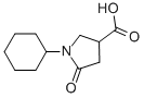 CAS 登录号：6304-56-9， 1-环己基-5-氧代-吡咯烷-3-羧酸