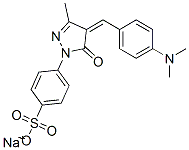 CAS#: 63044-60-0, 4-[4-[[4-(Dimethylamino) Phenyl]Methylene]-4,5-Dihydro-3-Methyl-5-Oxo-1H-Pyrazol-1-Yl]-Benzenesulfonic Acid Sodium Salt