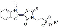CAS#: 63123-22-8, Potassium 5-(3-Ethylbenzothiazol-2(3H)-Ylidene)-4-Oxo-2-Thioxothiazolidin-3-Ethanesulphonate