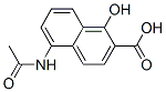 CAS 登录号：63133-78-8， 5-(乙酰氨基)-1-羟基-2-萘甲酸