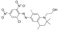 CAS 登录号：63133-84-6， 6-[(2-氯-4,6-二硝基苯基)偶氮]-3,4-二氢-2,2,4,7-四甲基-2H-喹啉-1-乙醇