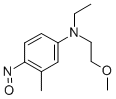 CAS 登录号：63134-20-3， N-乙基-N-(2-甲氧基乙基)-4-亚硝基间甲苯胺