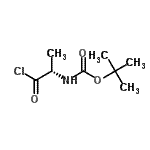 CAS 登录号：631914-55-1， N-{[(2-甲基-2-丙基)氧基]羰基}-L-丙氨酰氯