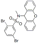 CAS 登录号：6320-56-5， 2,5-二溴-N-甲基-N-(9H-氧杂蒽-9-基)苯磺酰胺