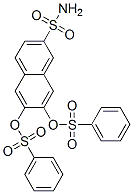 CAS#: 63217-38-9, 6,7-Bis[(Phenylsulphonyl)Oxy]Naphthalene-2-Sulphonamide
