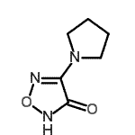 CAS#: 632292-00-3, 4-(1-Pyrrolidinyl)-1,2,5-oxadiazol-3(2H)-one