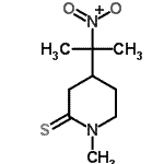 CAS 登录号：632335-66-1， 1-甲基-4-(2-硝基-2-丙基)-2-哌啶硫酮