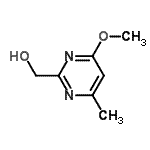 CAS#: 63235-12-1, (4-Methoxy-6-Methyl-2-Pyrimidinyl)Methanol