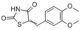 CAS#: 6325-95-7, 5-[(3,4-Dimethoxyphenyl)methylidene]-1,3-thiazolidine-2,4-dione