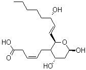 CAS 登录号：63250-09-9， 5-[(2R,3S,4S,6R)-四氢-4,6-二羟基-2-[(1E,3S)-3-羟基-1-辛烯-1-基]-2H-吡喃-3-基]-(3Z)-3-戊烯酸
