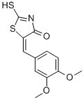 CAS#: 6326-74-5, 5-[(3,4-Dimethoxyphenyl)Methylene]-2-Thioxo-4-Thiazolidinone