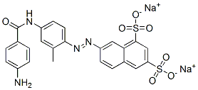 CAS#: 6330-82-1, 7-[[4-[(4-Aminobenzoyl)Amino]-2-Methylphenyl]Azo]-1,3-Naphthalenedisulfonic Acid Disodium Salt