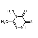 CAS#: 633297-83-3, 4-Amino-3-methyl-6-thioxo-1,6-dihydro-1,2,4-triazin-5(4H)-one