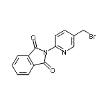 CAS#: 633312-49-9, 2-[5-(Bromomethyl)-2-pyridinyl]-1H-isoindole-1,3(2H)-dione