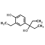 CAS#: 633339-34-1, 2-Ethyl-4-(3-hydroxy-3-pentanyl)phenol