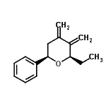 CAS#: 634154-22-6, (2R,6R)-2-Ethyl-3,4-bis(methylene)-6-phenyltetrahydro-2H-pyran