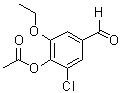 CAS#: 634168-17-5, 2-Chloro-6-ethoxy-4-formylphenyl acetate
