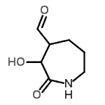 CAS 登录号：63447-34-7， 3-羟基-2-氧代-4-氮杂环庚烷甲醛