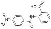 CAS 登录号：6345-04-6， 2-[(4-硝基苯甲酰)氨基]苯甲酸