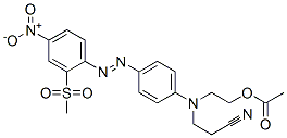 CAS#: 63467-08-3, 2-[(2-Cyanoethyl)[4-[[2-(Methylsulphonyl)-4-Nitrophenyl]Azo]Phenyl]Amino]Ethyl Acetate