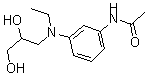 CAS 登录号：63467-22-1， N-[3-[(2,3-二羟基丙基)乙基氨基]苯基]-乙酰胺