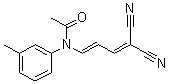 CAS 登录号：63467-36-7， N-(4,4-二氰基-1,3-丁二烯基)-N-(3-甲基苯基)-乙酰胺