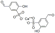 CAS 登录号：63468-54-2， 二(5-甲酰基-2-羟基苯磺酸)钙盐