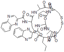 CAS 登录号：63478-55-7， Des-N-tetramethyltriostin A