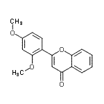 CAS 登录号：63487-16-1， 2-(2,4-二甲氧基苯基)-4H-苯并吡喃-4-酮