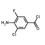 CAS 登录号：63498-19-1， 4-氨基-3-氯-5-氟苯甲酰氯