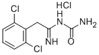 CAS#: 63504-15-4, N-Carbamoyl-2-(2,6-dichlorophenyl)acetamidine hydrochloride