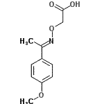 CAS 登录号：63564-07-8， ({(E)-[1-(4-甲氧基苯基)亚乙基]氨基}氧基)乙酸