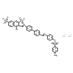 CAS 登录号：6358-34-5， 二钠4-羟基-3-({4'-[(4-{[(4-甲基苯基)磺酰基]氧基}苯基)偶氮]-4-联苯基}偶氮)-2,7-萘二磺酸酯