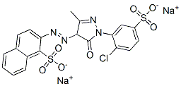CAS 登录号：6359-95-1， 2-[[1-(2-氯-5-磺酸基苯基)-4,5-二氢-3-甲基-5-氧代-1H-吡唑-4-基]偶氮]萘-1-磺酸二钠盐