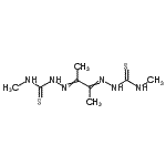 CAS#: 63618-91-7, 2,2'-(2,3-Butanediylidene)Bis(N-Methylhydrazinecarbothioamide)