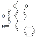 CAS 登录号：63644-41-7， (3,4-二甲氧基苯基)肉桂腈-2'-磺酸酯