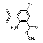 CAS#: 636581-61-8, Methyl 2-amino-5-bromo-3-nitrobenzoate