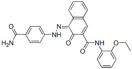 CAS 登录号：63661-01-8， (4Z)-4-[(4-氨基甲酰苯基)亚肼基]-N-(2-乙氧基苯基)-3-氧代-萘-2-甲酰胺