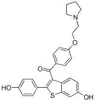 CAS#: 63676-25-5, [6-Hydroxy-2-(4-hydroxyphenyl)benzo[b]thien-3-yl][4-[2-(1-pyrrolidinyl)ethoxy]phenyl]-Methanone