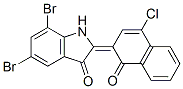 CAS#: 6369-45-5, 5,7-Dibromo-2-(4-Chloro-1-Oxonaphthalen-2(1H)-Ylidene)-1H-Indol-3(2H)-One