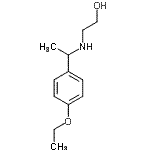 CAS 登录号：636997-13-2， 2-{[1-(4-乙氧基苯基)乙基]氨基}乙醇