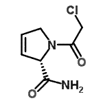 CAS 登录号：637018-79-2， (2S)-1-(氯乙酰基)-2,5-二氢-1H-吡咯-2-甲酰胺