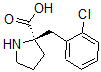 CAS 登录号：637020-74-7， 2-[(2-氯苯基)甲基]-L-脯氨酸