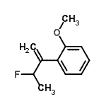 CAS 登录号：637041-23-7， 1-(3-氟-1-丁烯-2-基)-2-甲氧基苯