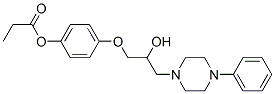 CAS#: 63716-19-8, 3-(4-Phenyl-1-Piperazinyl)-1-[4-(Propionyloxy)Phenoxy]-2-Propanol
